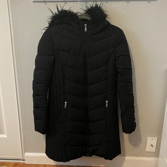 long puffer coat tommy hilfiger
